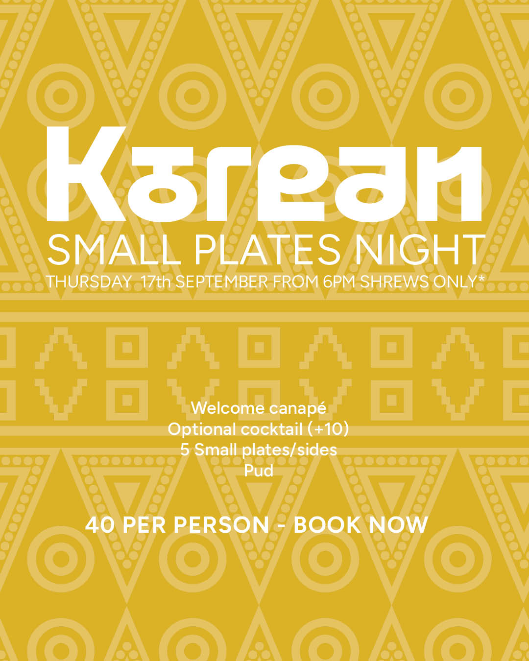 KOREAN SMALL PLATES